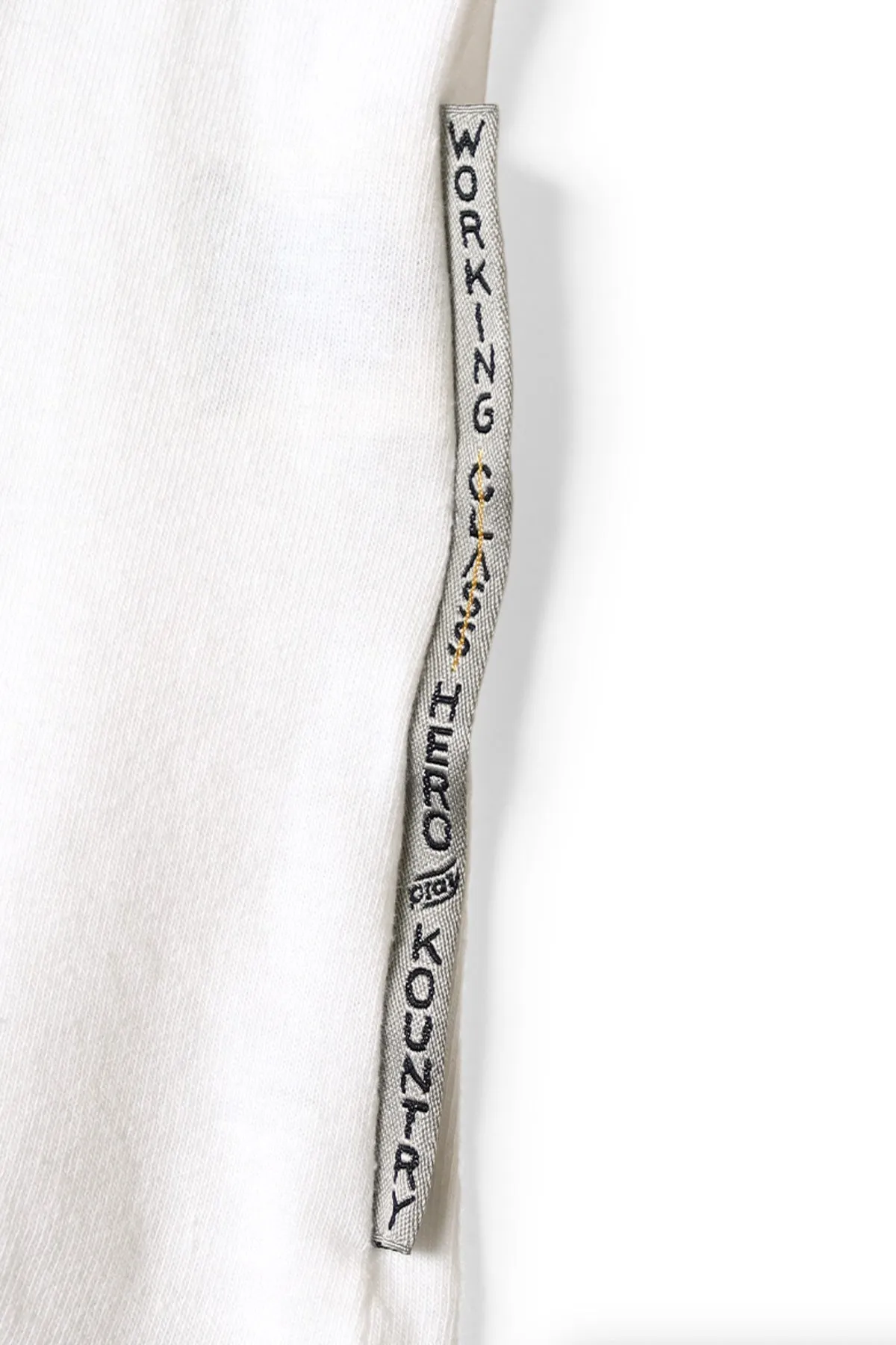 20/-Jersey RINGER T (LIFE KAPRICCIO ROAD SIGN PAINTER) - White