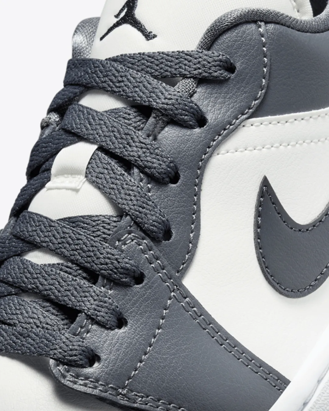 Air Jordan 1 Low Sail 'Dark Grey' Sneaker