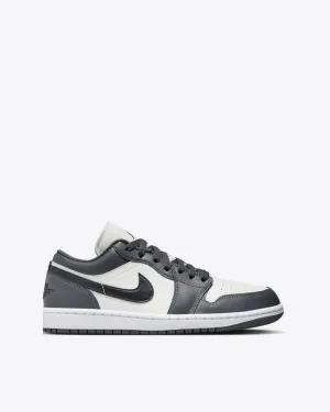 Air Jordan 1 Low Sail 'Dark Grey' Sneaker