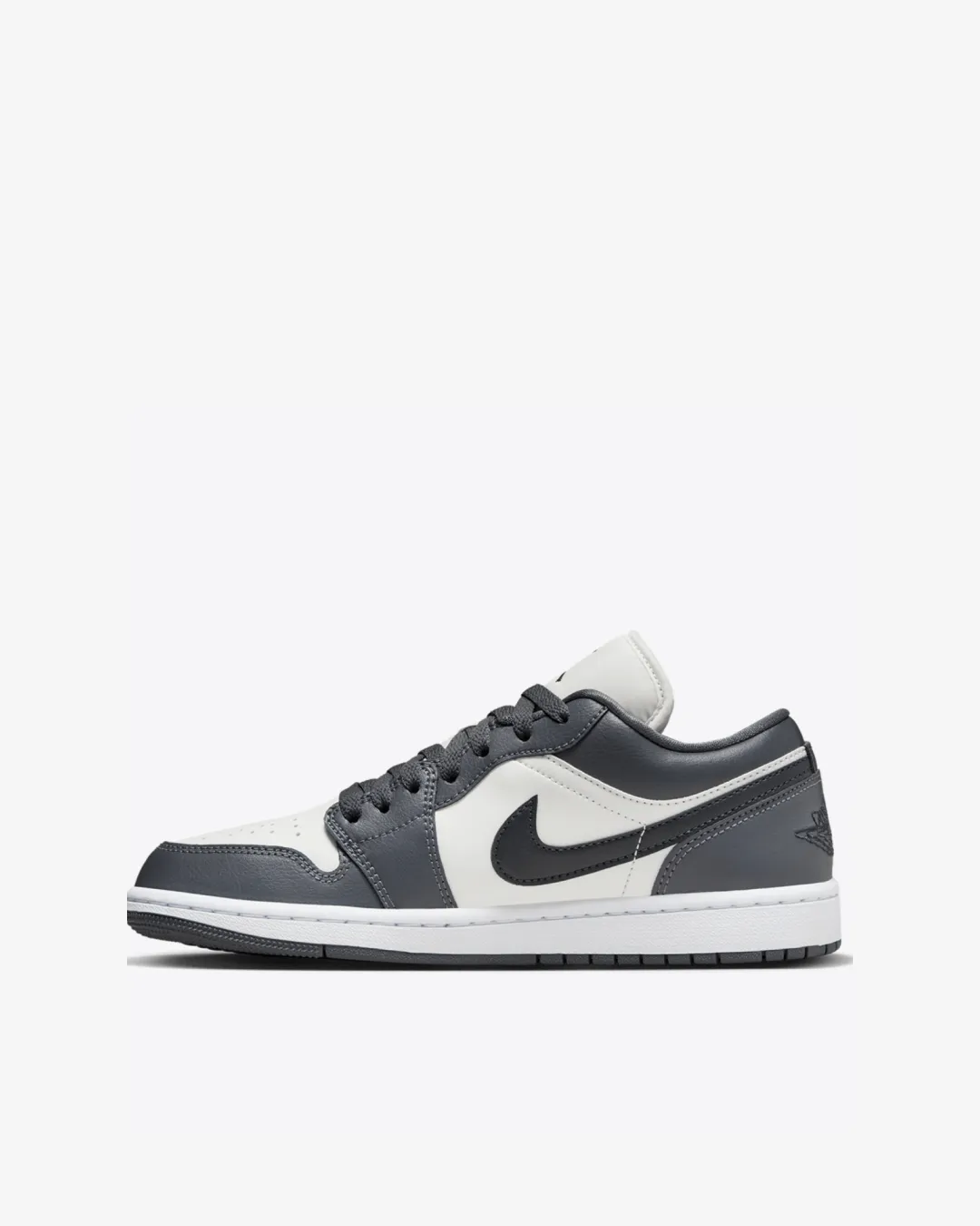 Air Jordan 1 Low Sail 'Dark Grey' Sneaker