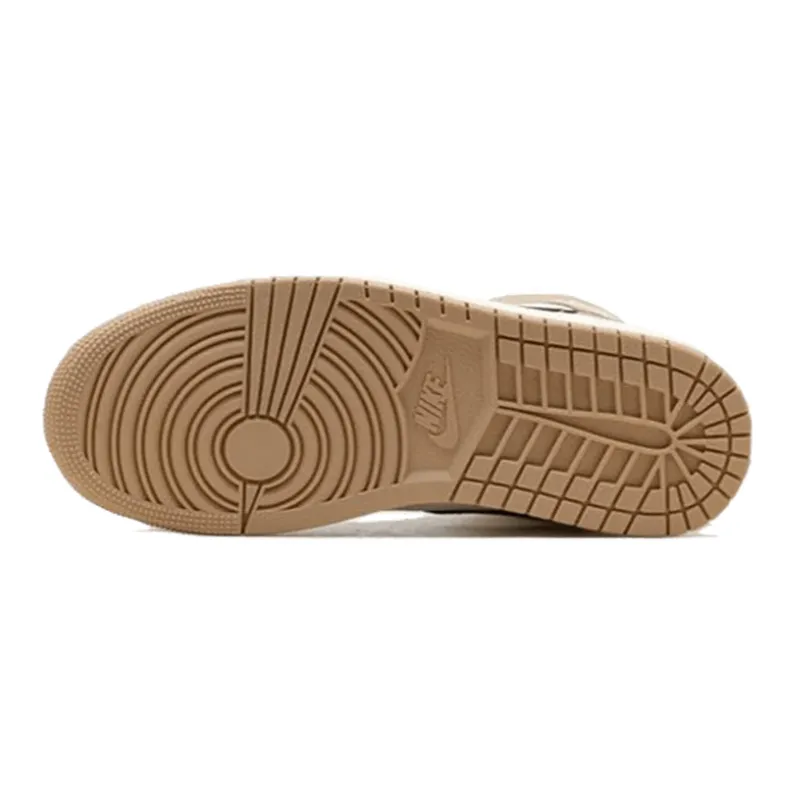 Air Jordan 1 Mid Tan Black