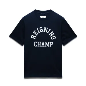 ARCH LOGO KNIT LIGHTWEIGHT TEE NAVY