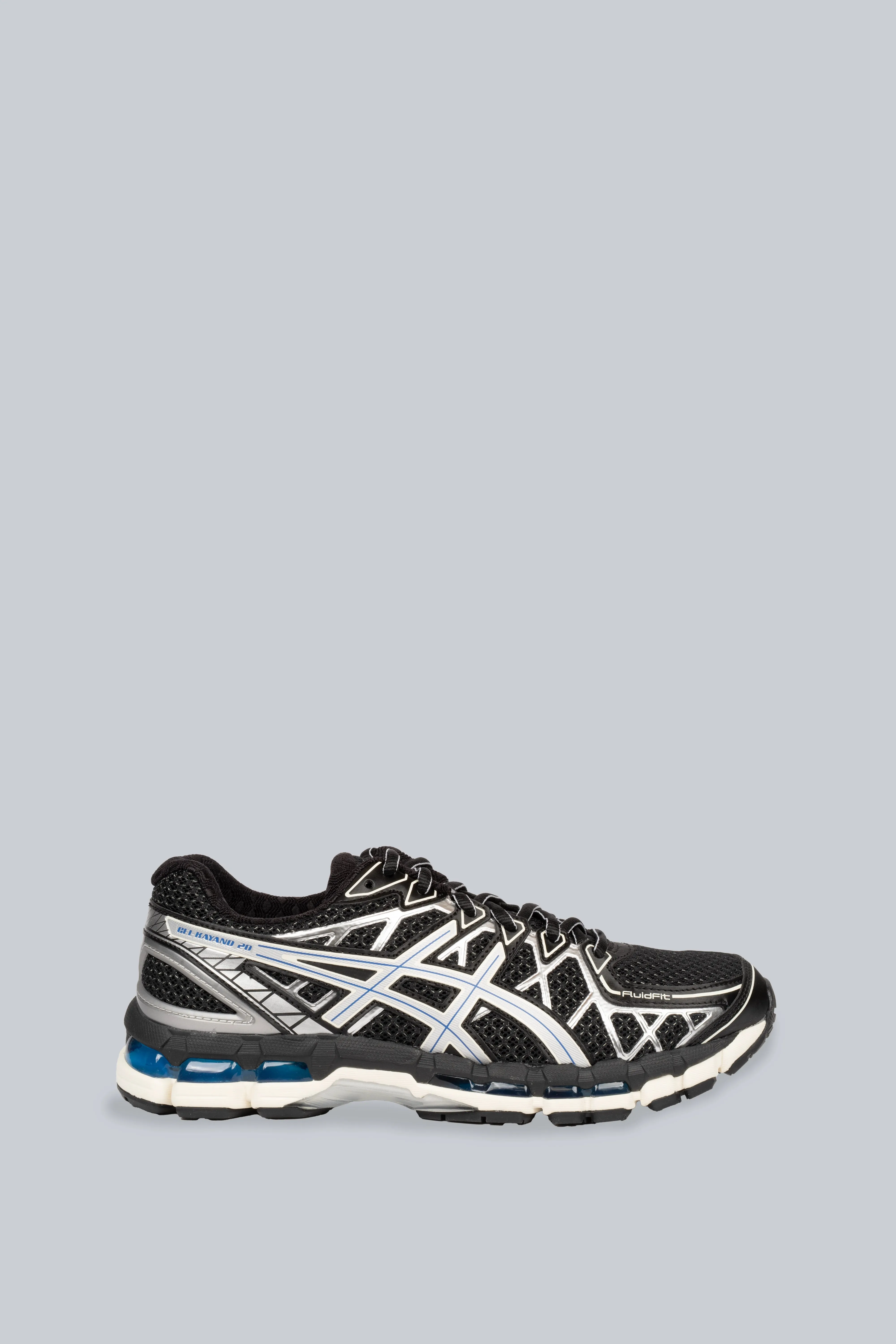 ASICS GEL-KAYANO 20 BLACK PURE SILVER