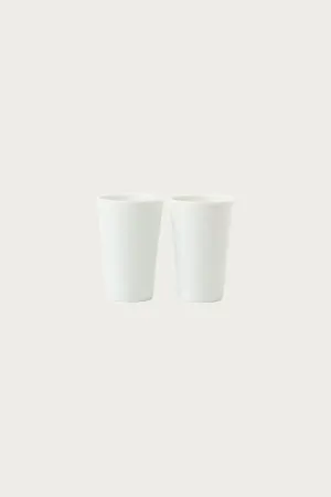 Beams Mt. Fuji Logo Cup 2p Set - White