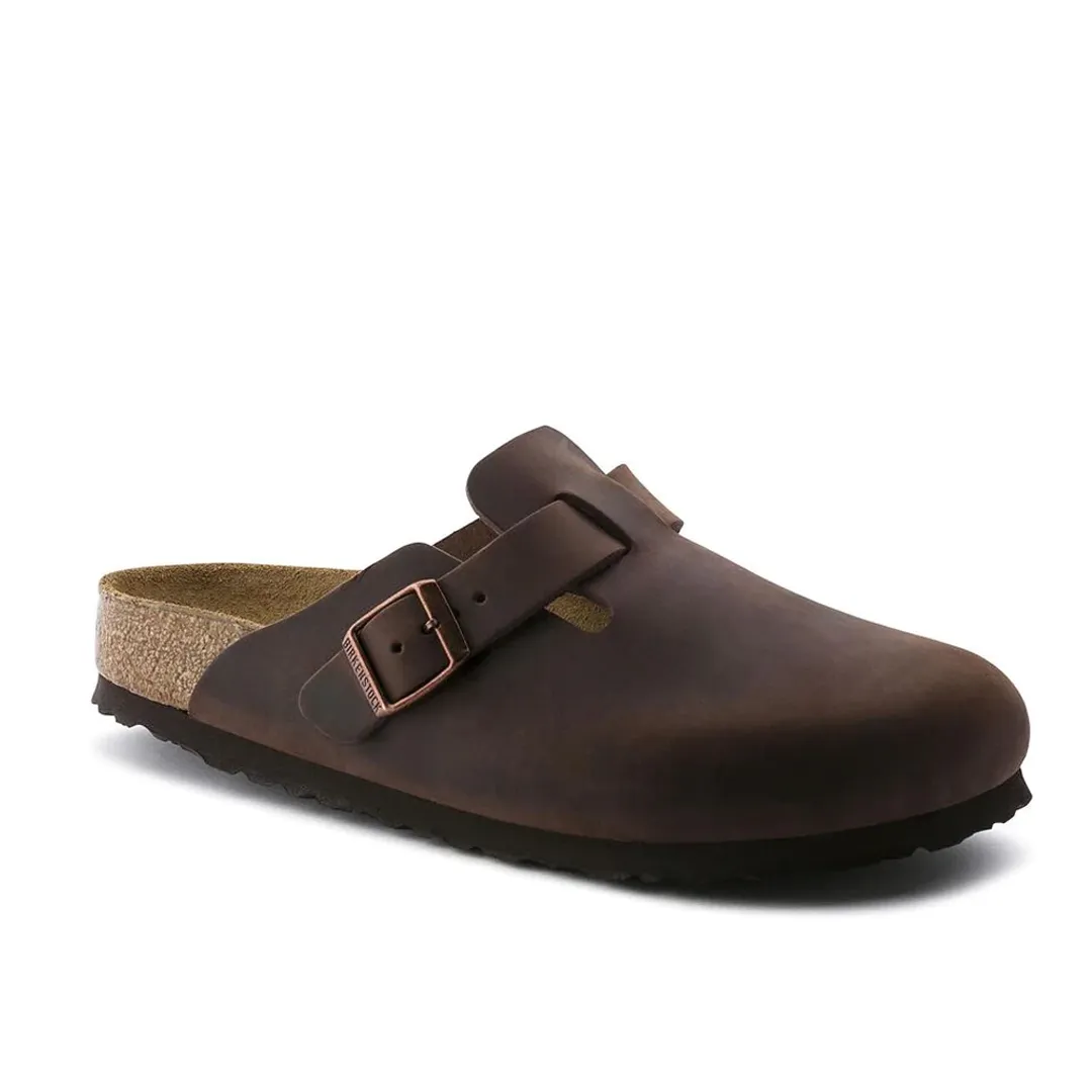 BOSTON SOFT FOOTBED OILED LEATHER - HABANA