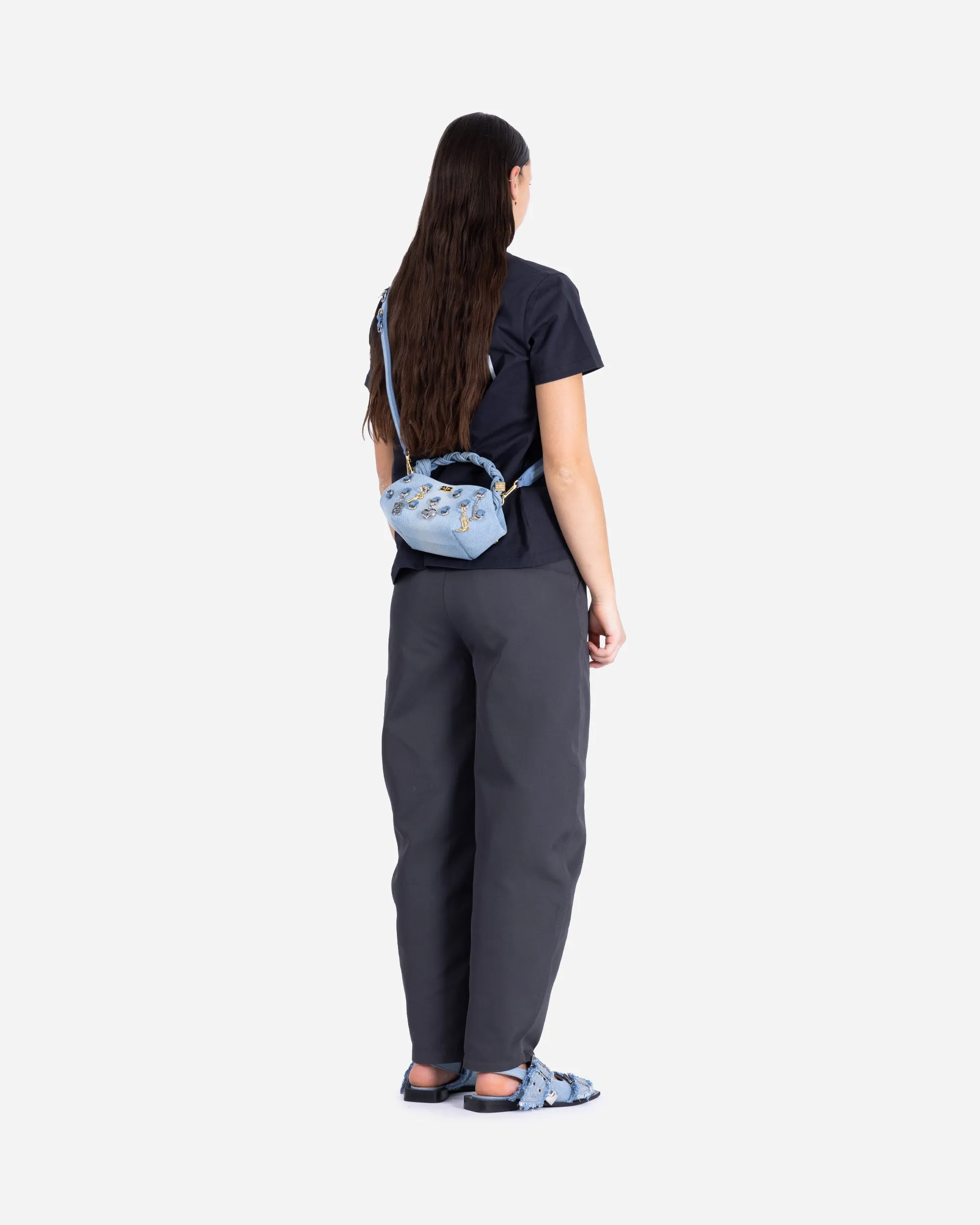 Bou Bag Mini Washed Denim Charms