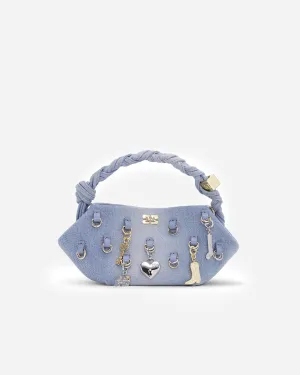 Bou Bag Mini Washed Denim Charms