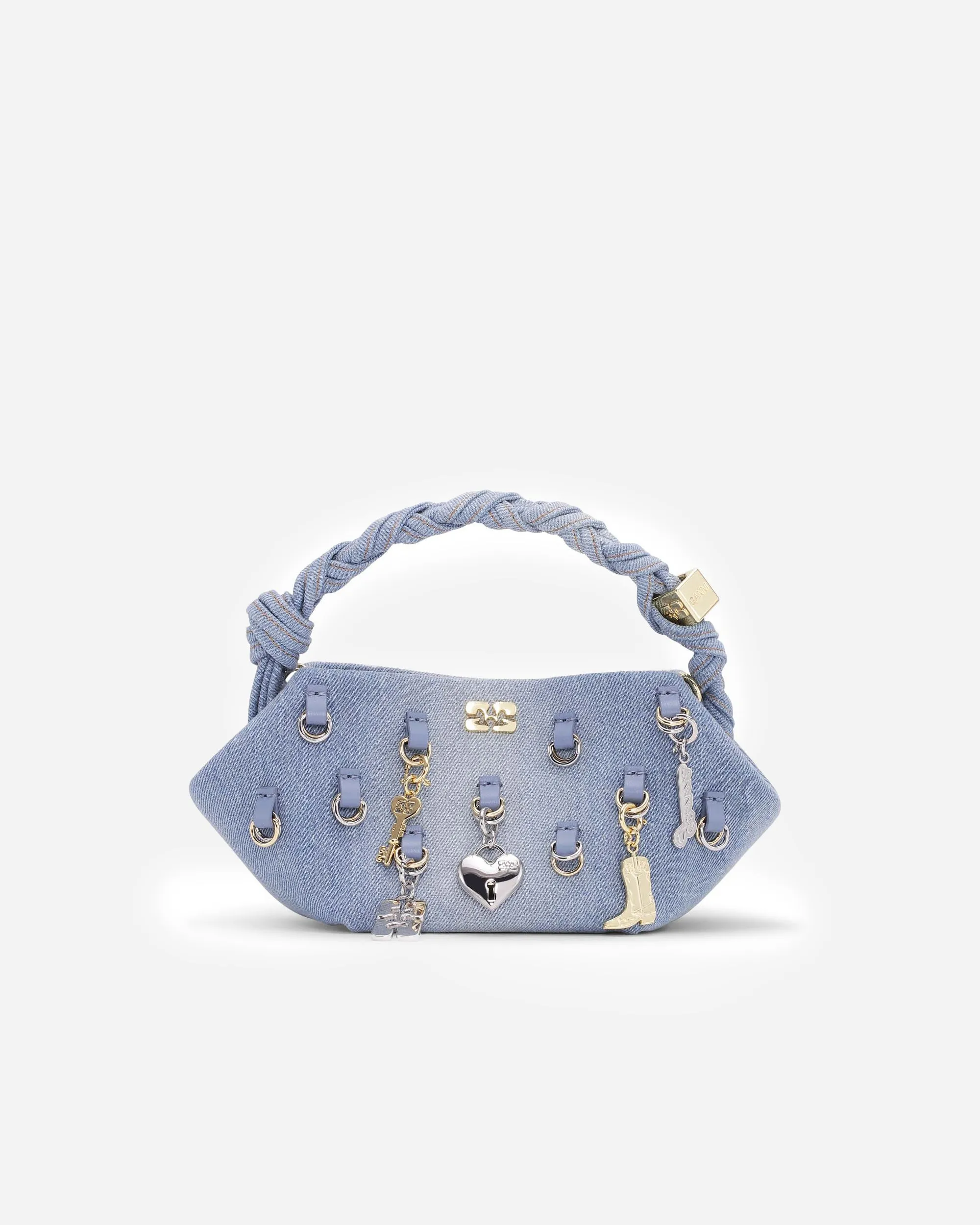 Bou Bag Mini Washed Denim Charms