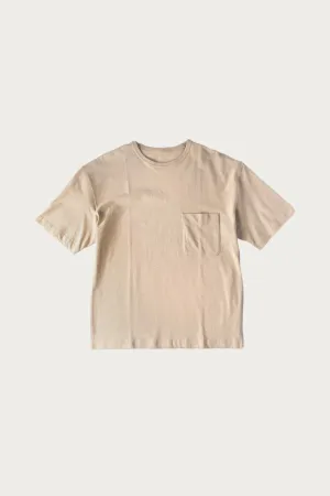 Boxy SS T-Shirt - Warm Beige