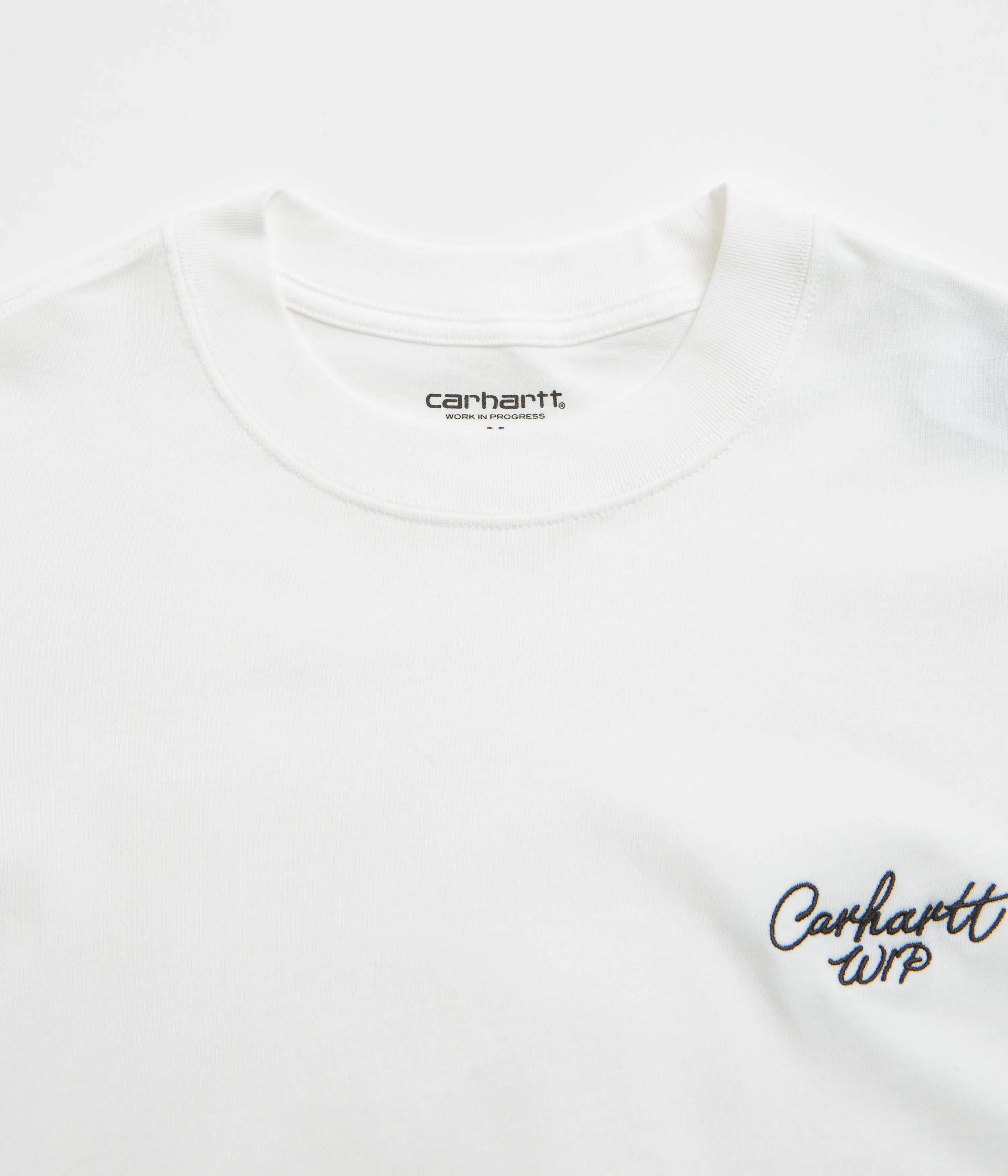 Carhartt Signature Script T-Shirt - White / Black