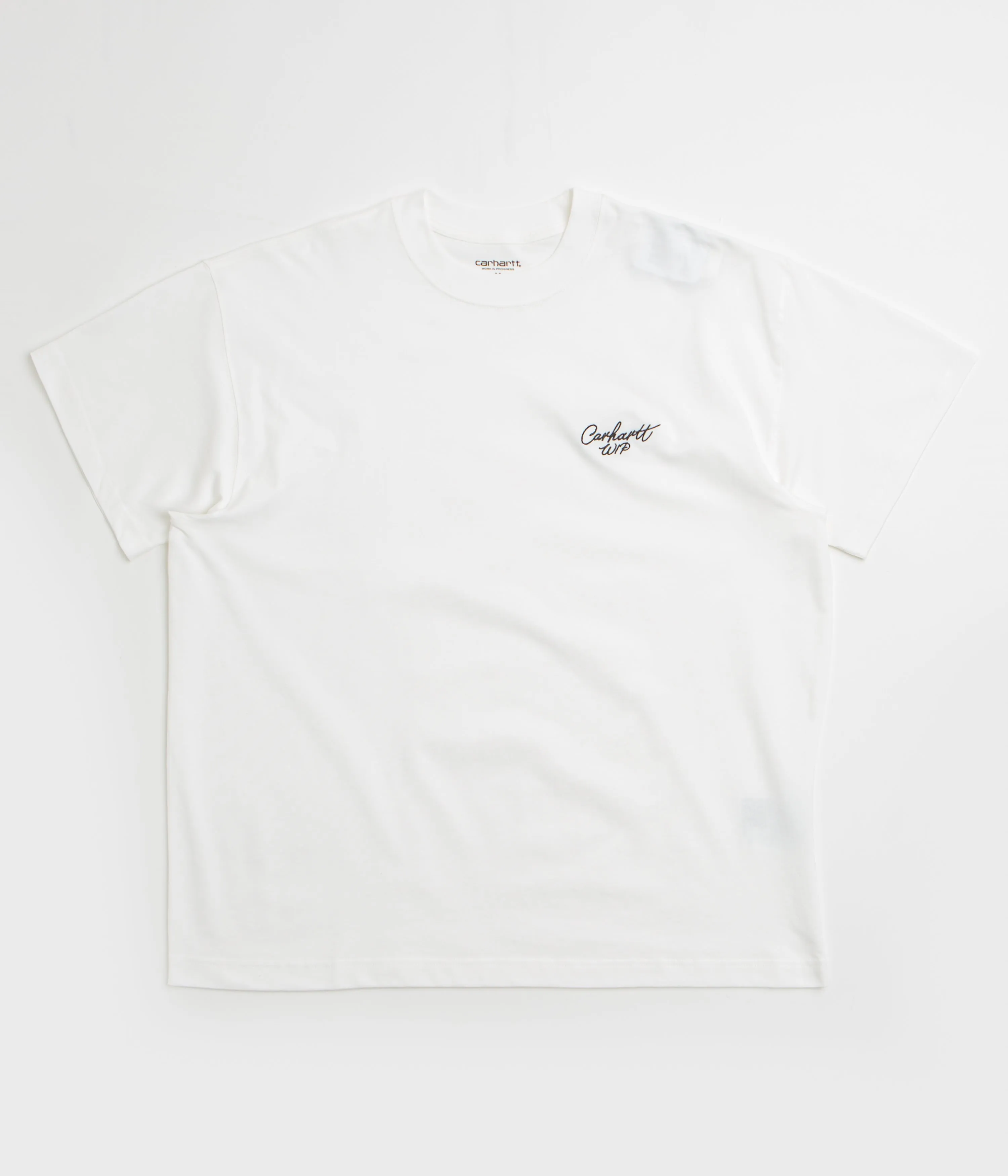 Carhartt Signature Script T-Shirt - White / Black