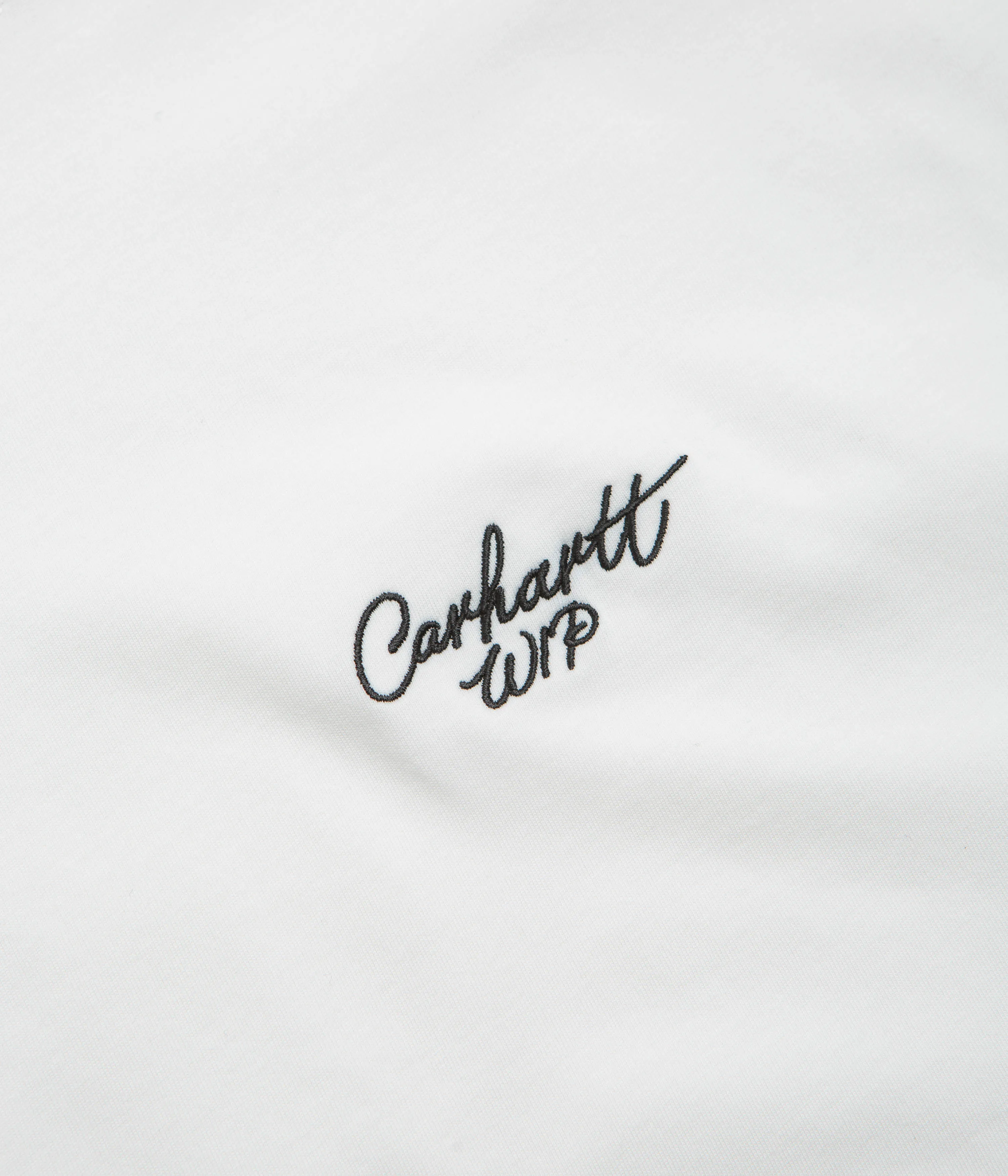 Carhartt Signature Script T-Shirt - White / Black