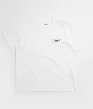 Carhartt Signature Script T-Shirt - White / Black