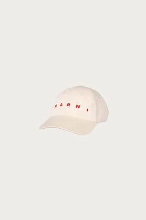 Colored Light Denim Cap - Bone