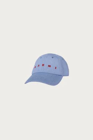 Colored Light Denim Cap - Iris Blue