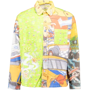 Corduroy Printed Overshirt Woven