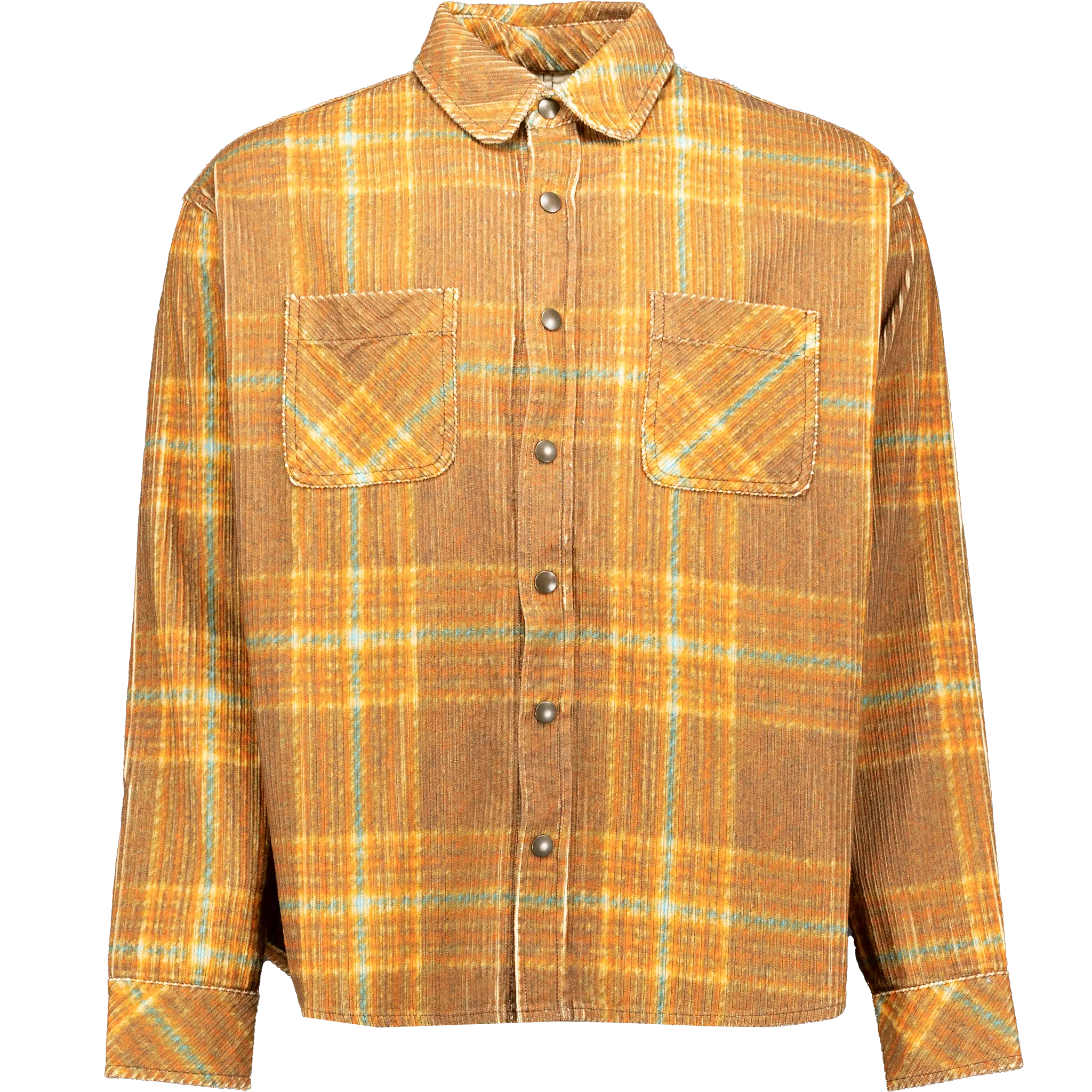 Corduroy Printed Overshirt Woven