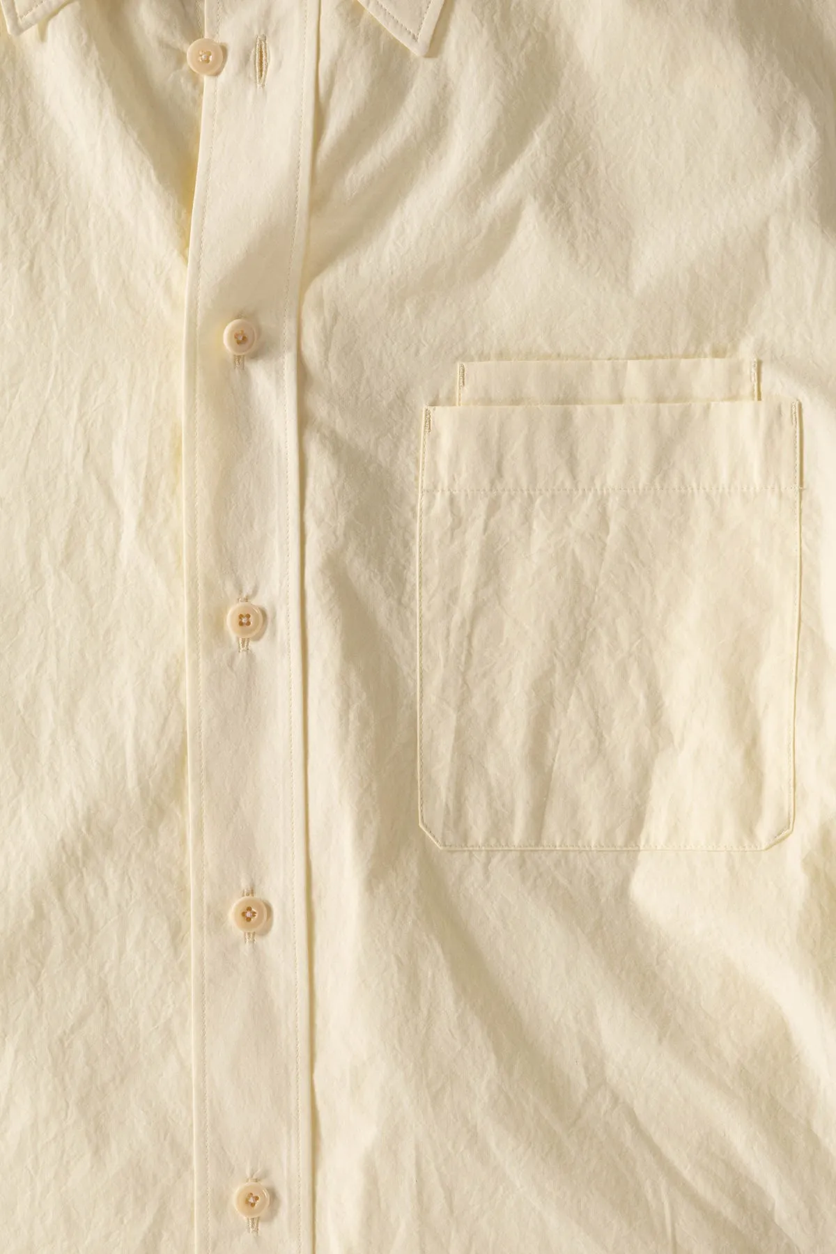 Double Pocket Shirt - Almond Milk