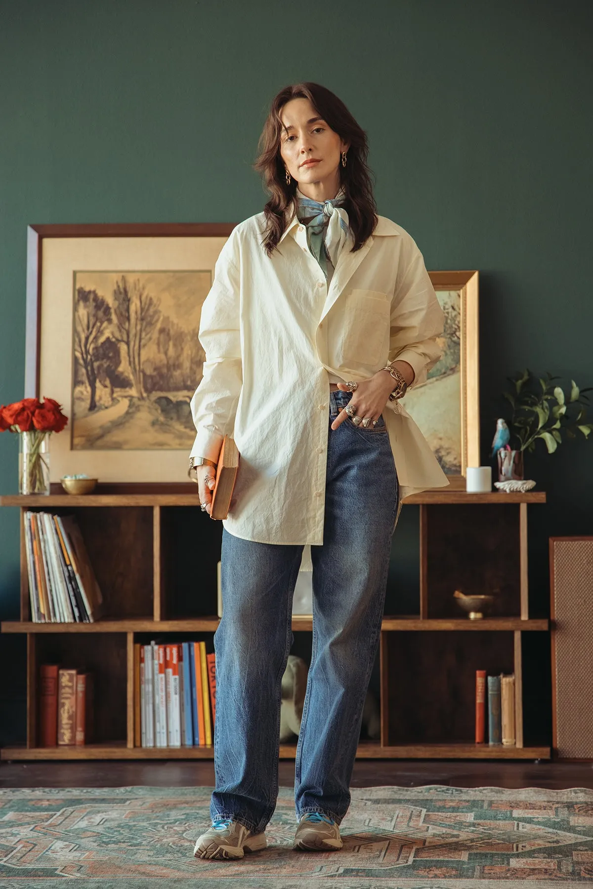 Double Pocket Shirt - Almond Milk