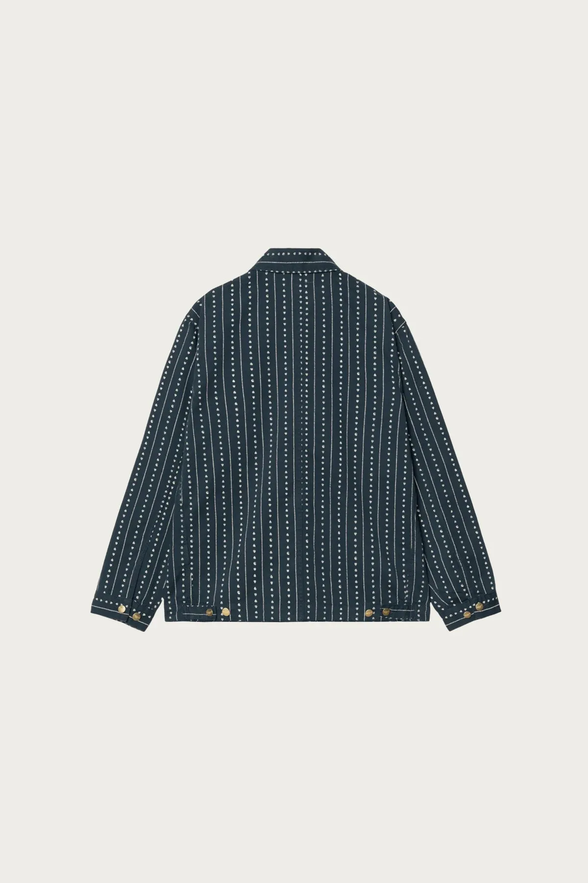 Drewe Chore Coat - Heart Pinstripe/Ink