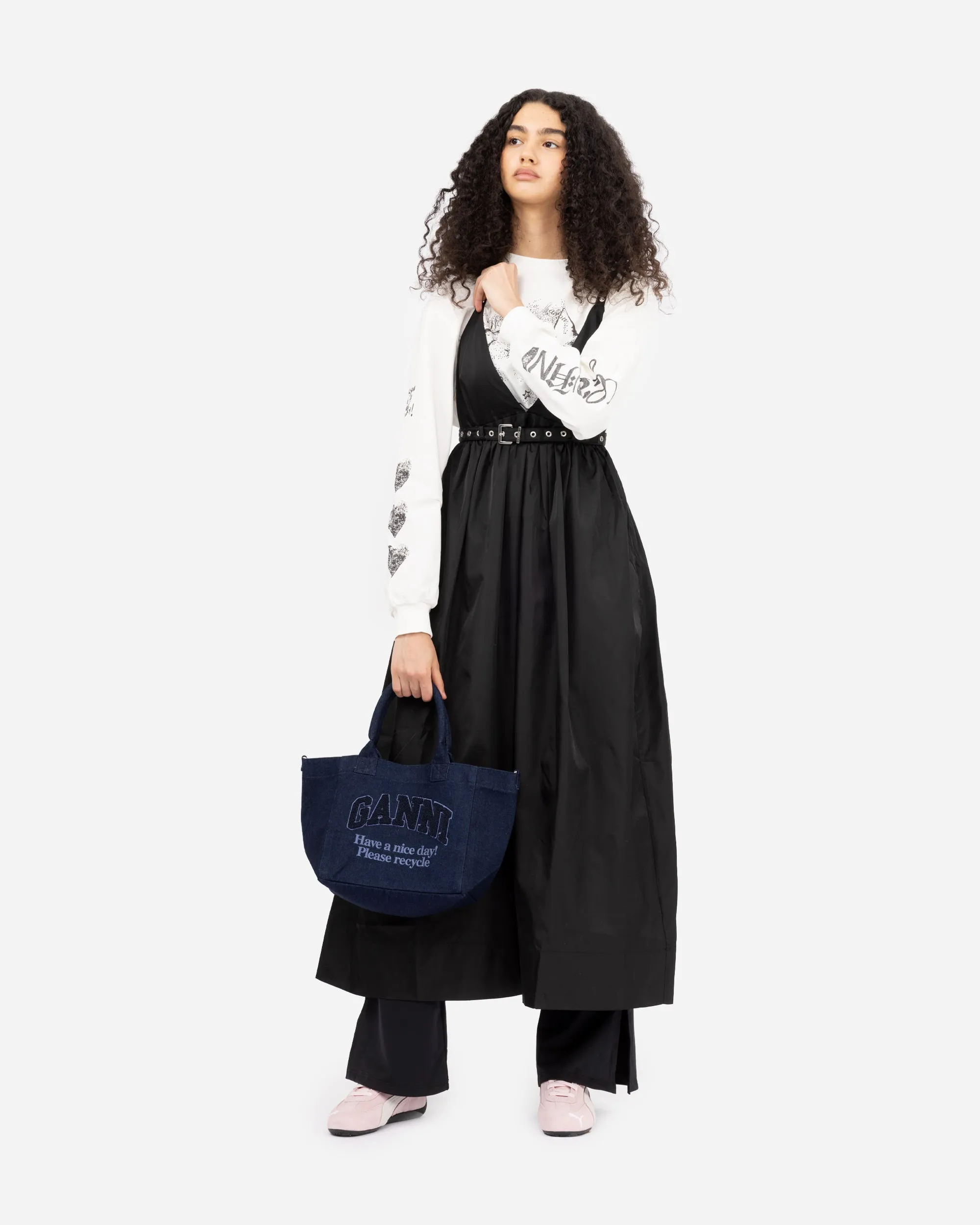 Duchesse Nylon Strap Dress
