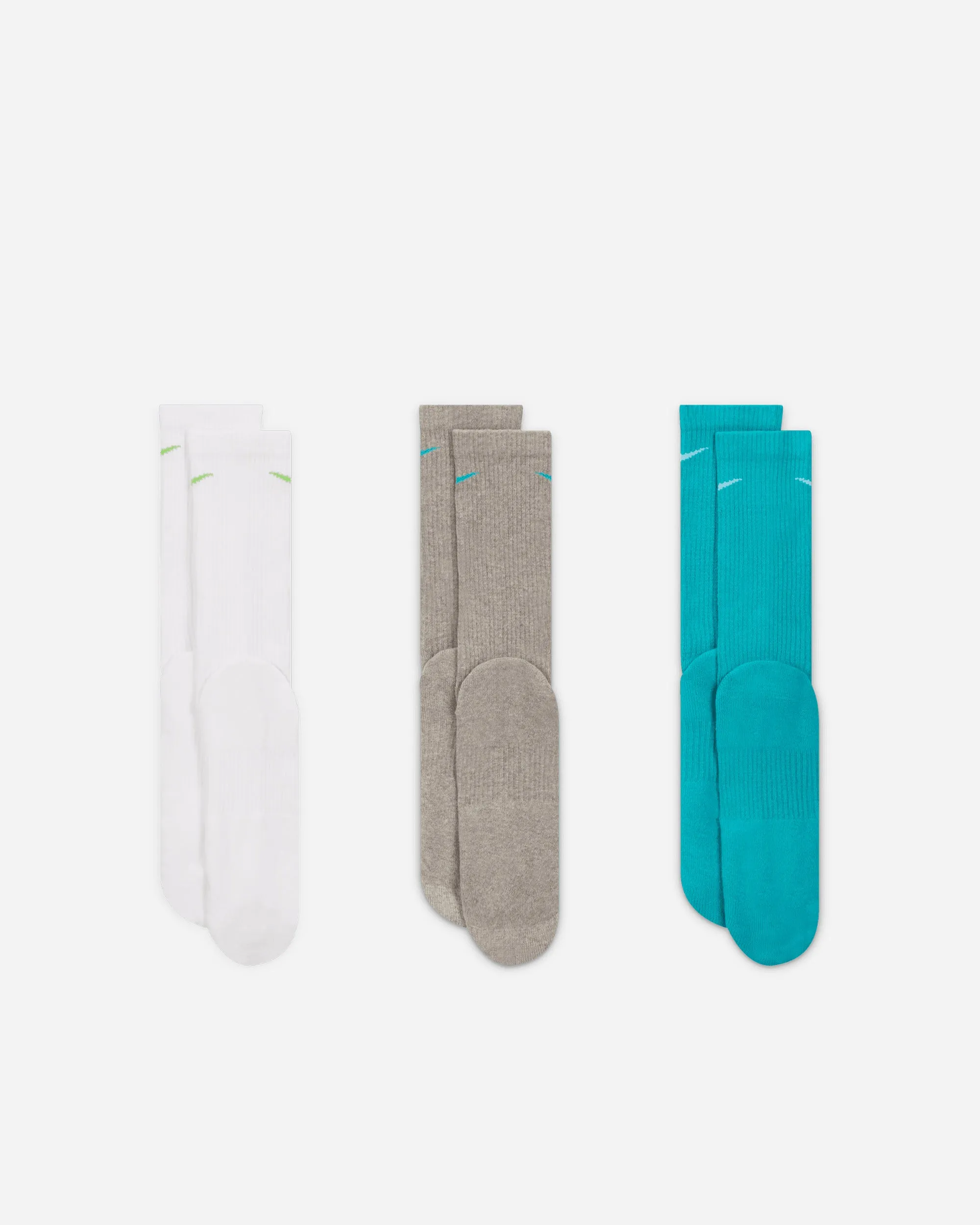Everyday Plus Cushioned Training Crew Socks (3 pairs)