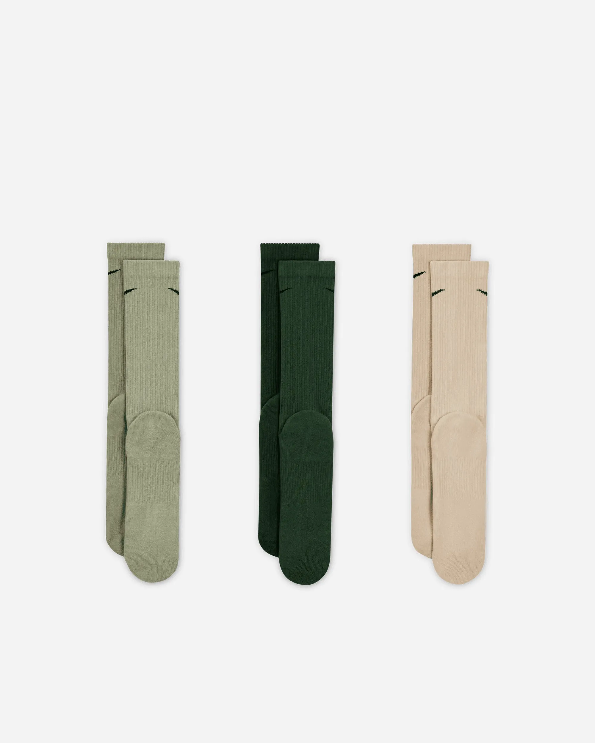Everyday Plus Cushioned Training Crew Socks (3 pairs)