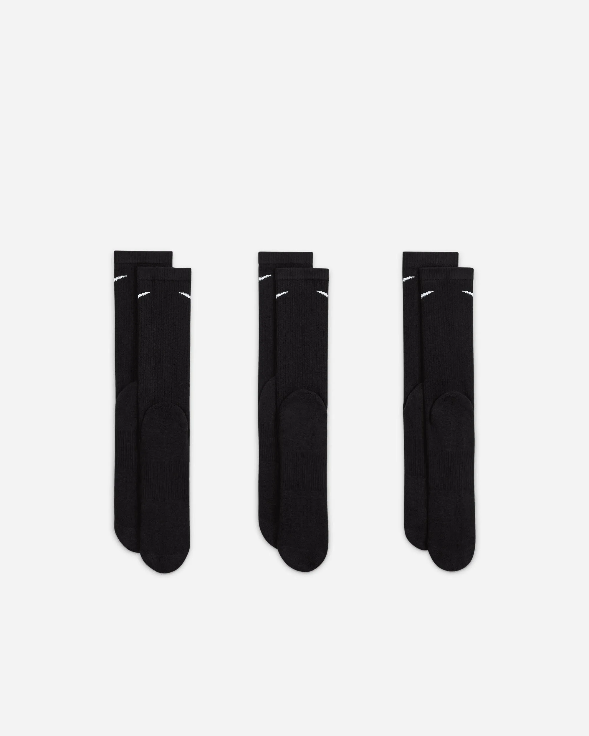 Everyday Plus Cushioned Training Crew Socks (3 pairs)