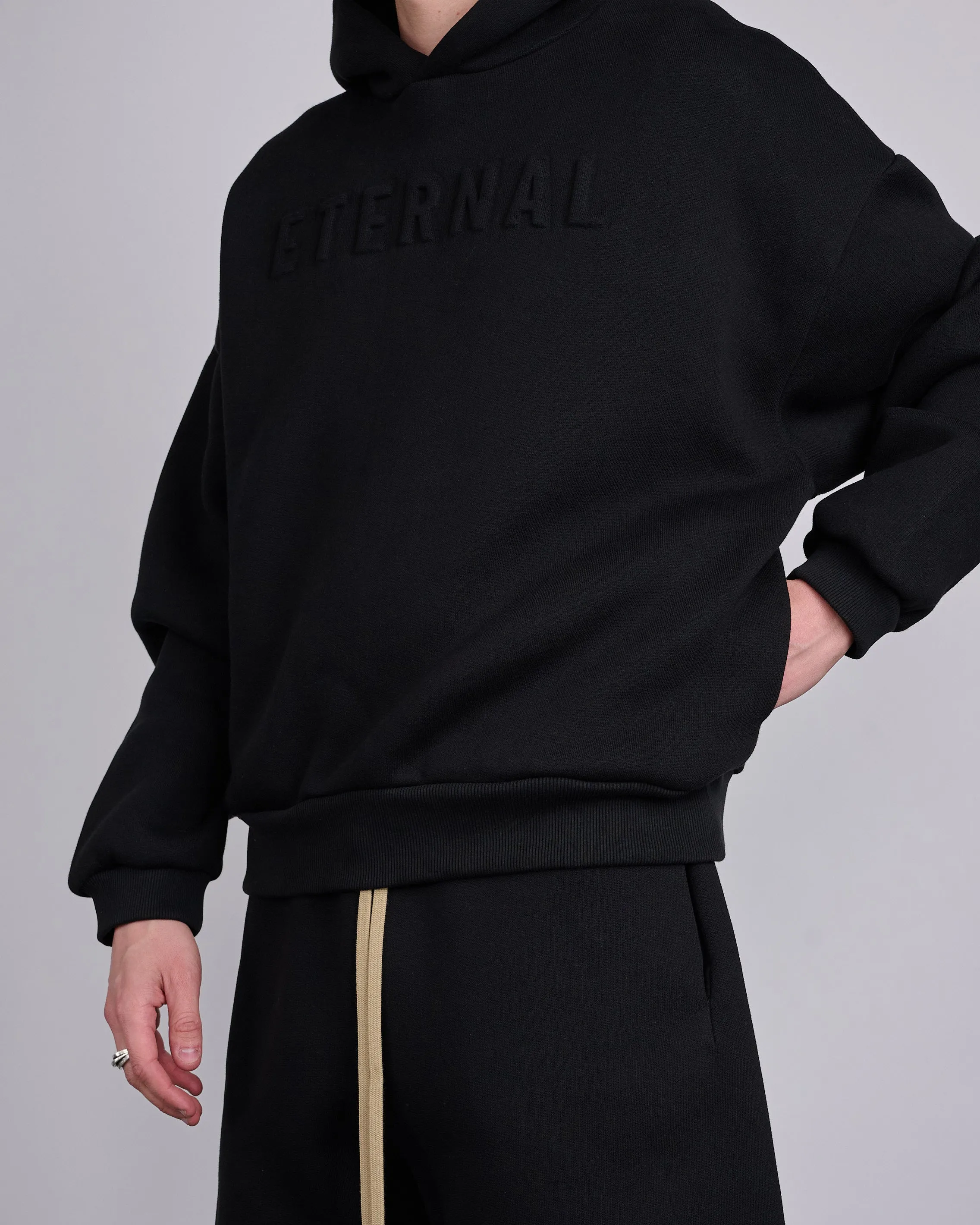Fear of God Eternal Hoodie Black