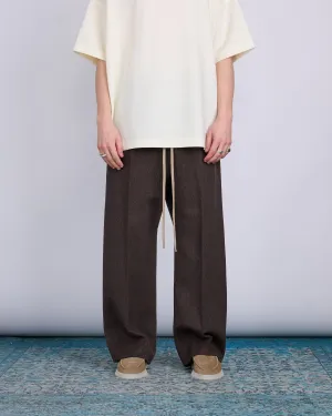 Fear of God Single Pleat Wide Double Cashmere Pant Mocha