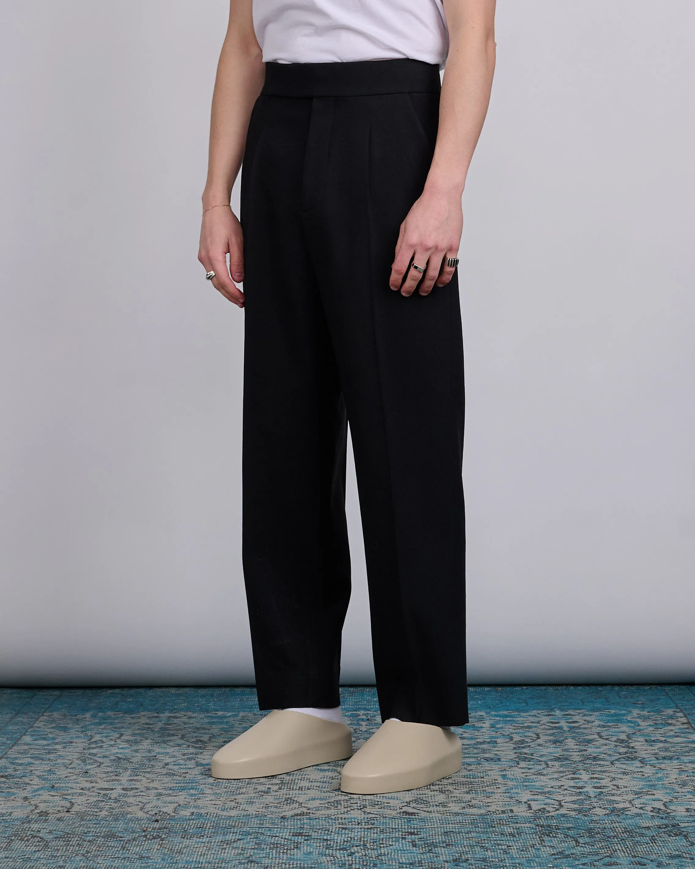 Fear of God Wool Gabardine Single Pleat Eternal Trouser Black