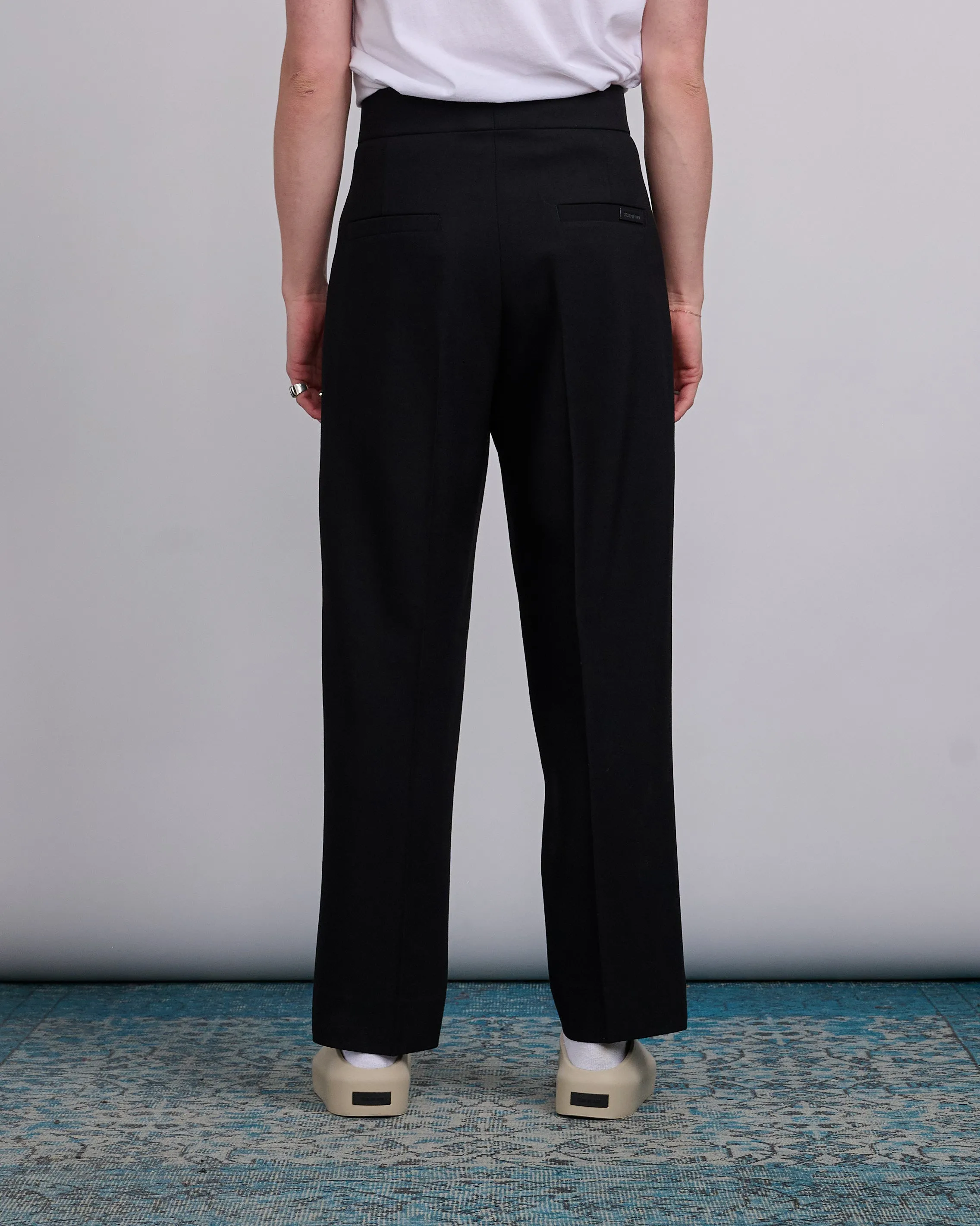 Fear of God Wool Gabardine Single Pleat Eternal Trouser Black