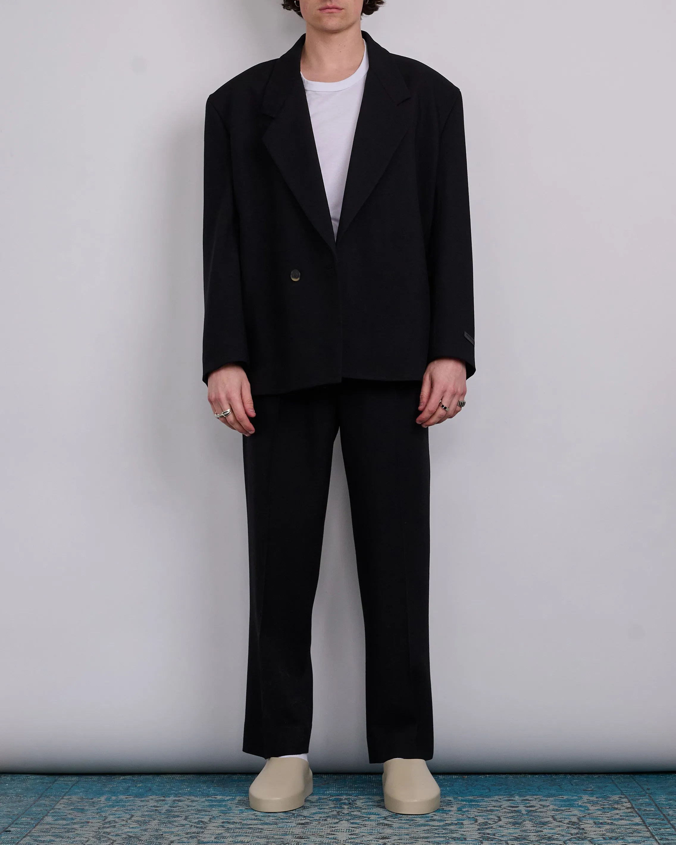 Fear of God Wool Gabardine Single Pleat Eternal Trouser Black