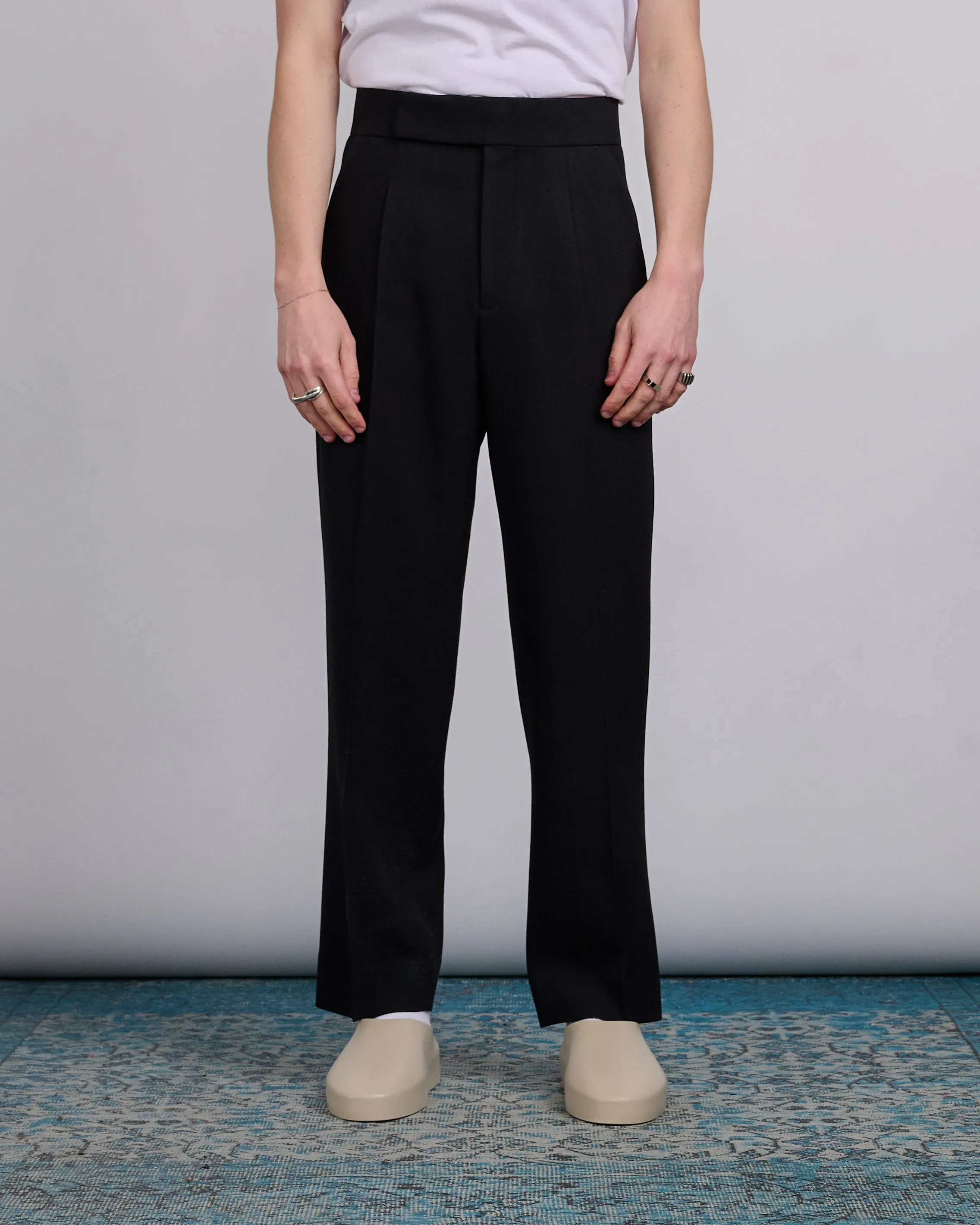 Fear of God Wool Gabardine Single Pleat Eternal Trouser Black
