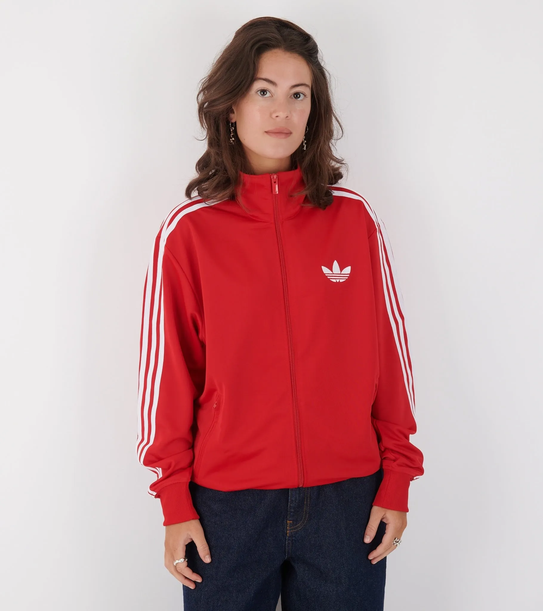 Firebird Track Top Better Scarlet/White