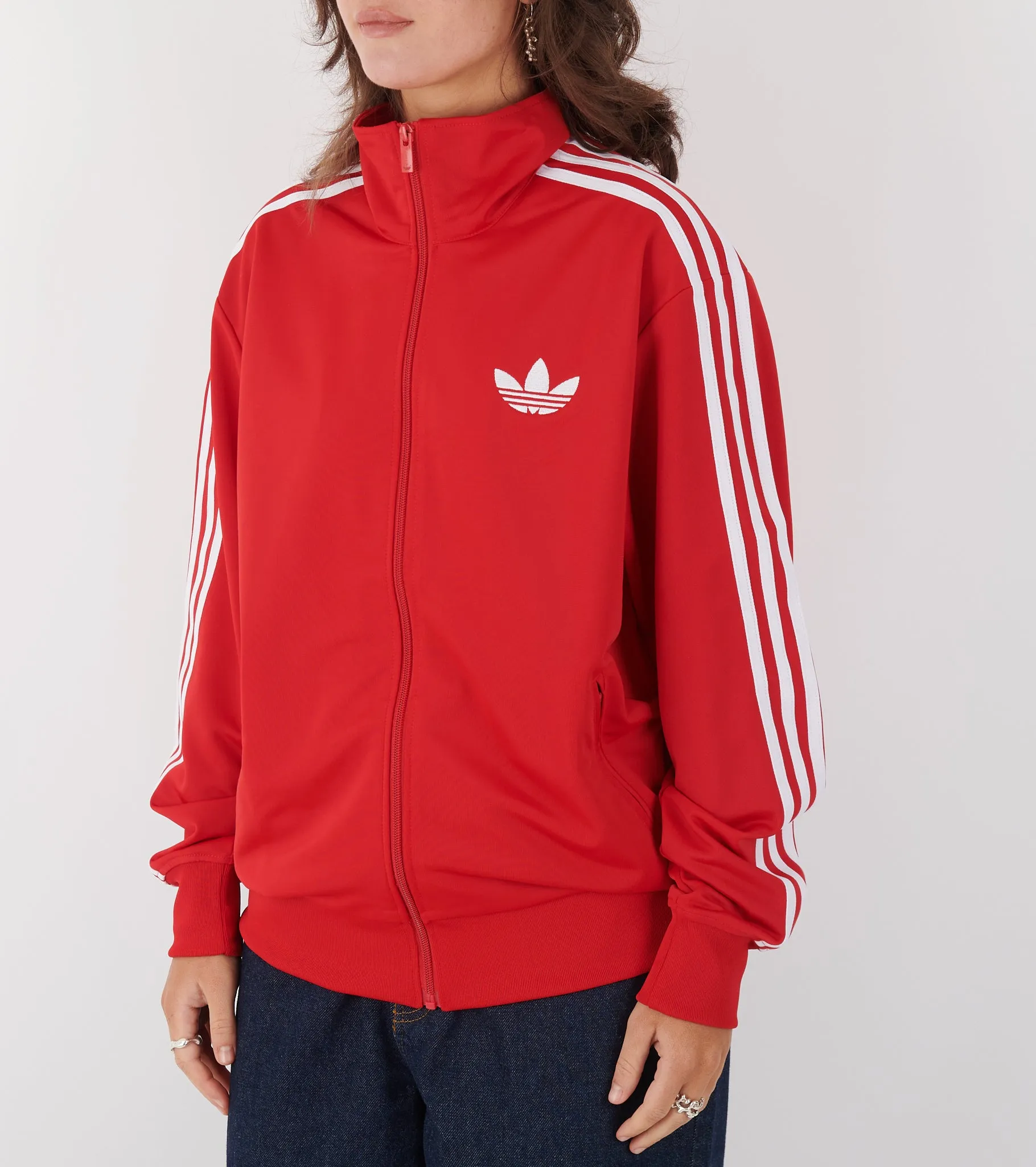 Firebird Track Top Better Scarlet/White