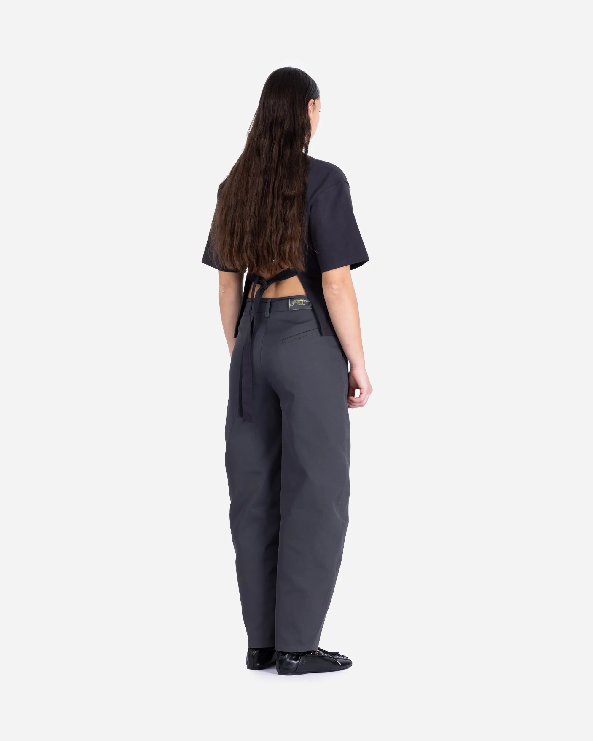Heavy Cotton Tie Back Waisted T-shirt