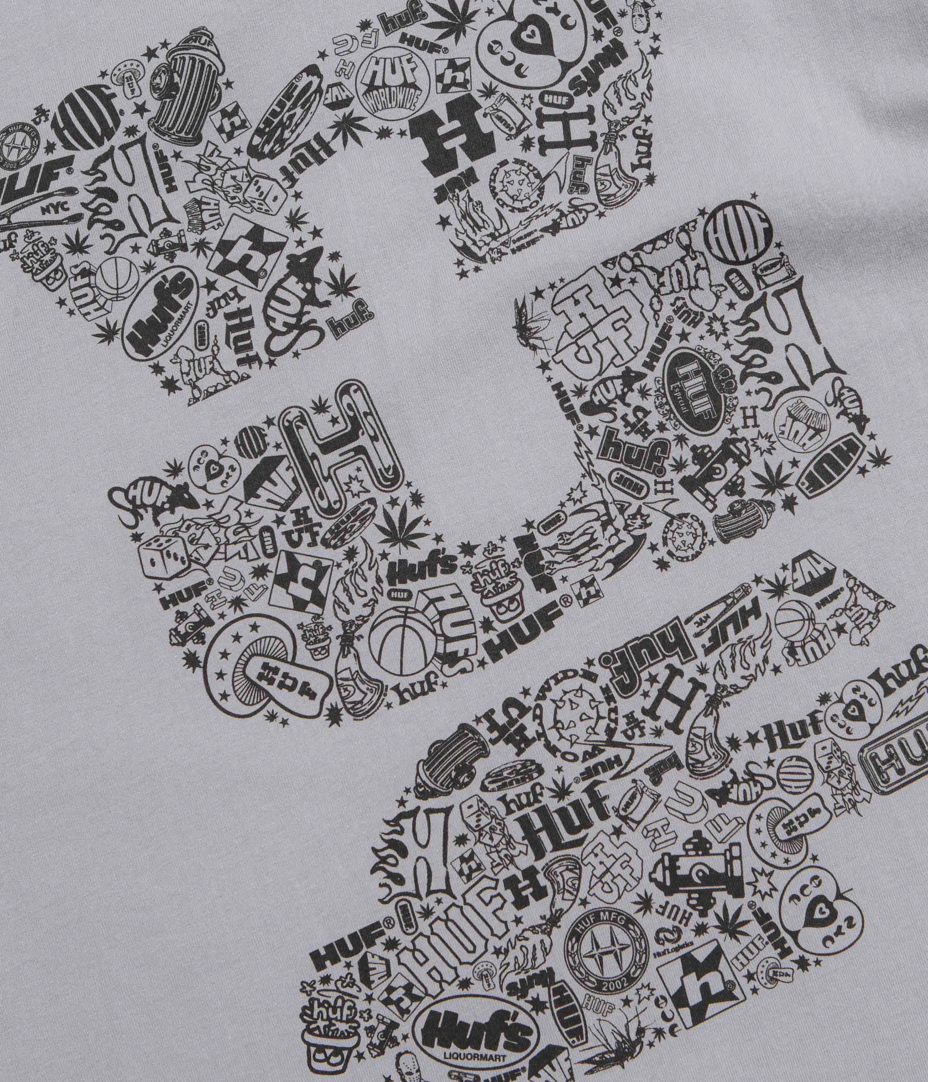 HUF Metablast T-Shirt - Dust Purple