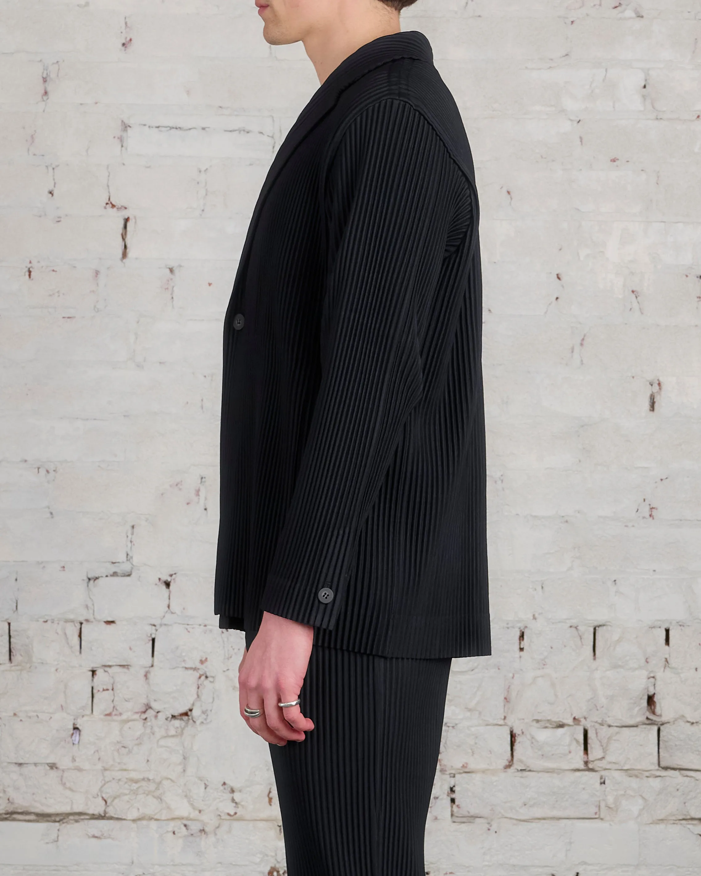 Issey Miyake Homme Plisse Basics Blazer Black