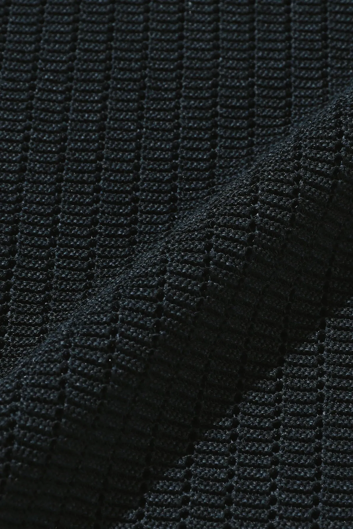 Knit Polo WASHI 2 Tone - Navy