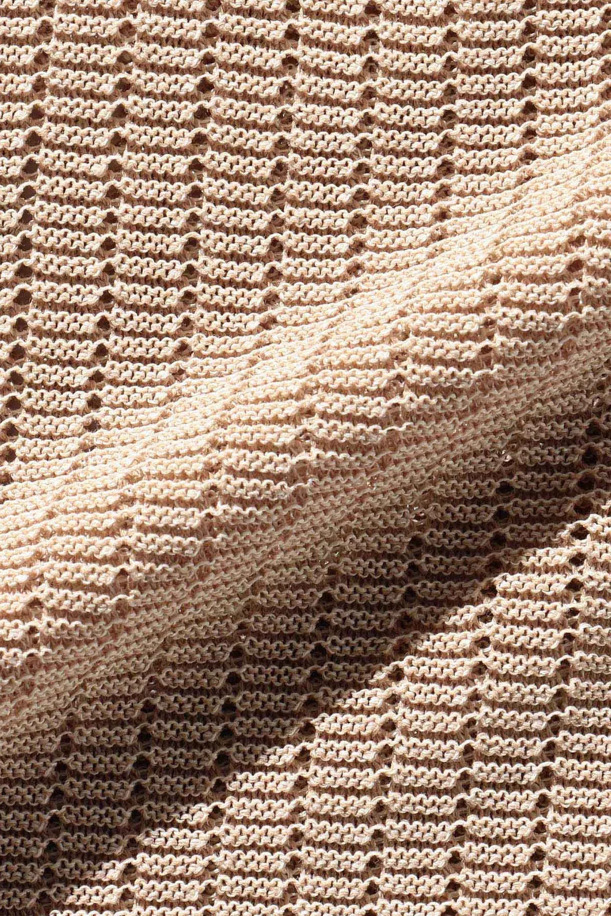 Knit Polo WASHI 2 Tone - Off White