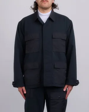 nanamica Alphadry Utility Cargo Jacket Black