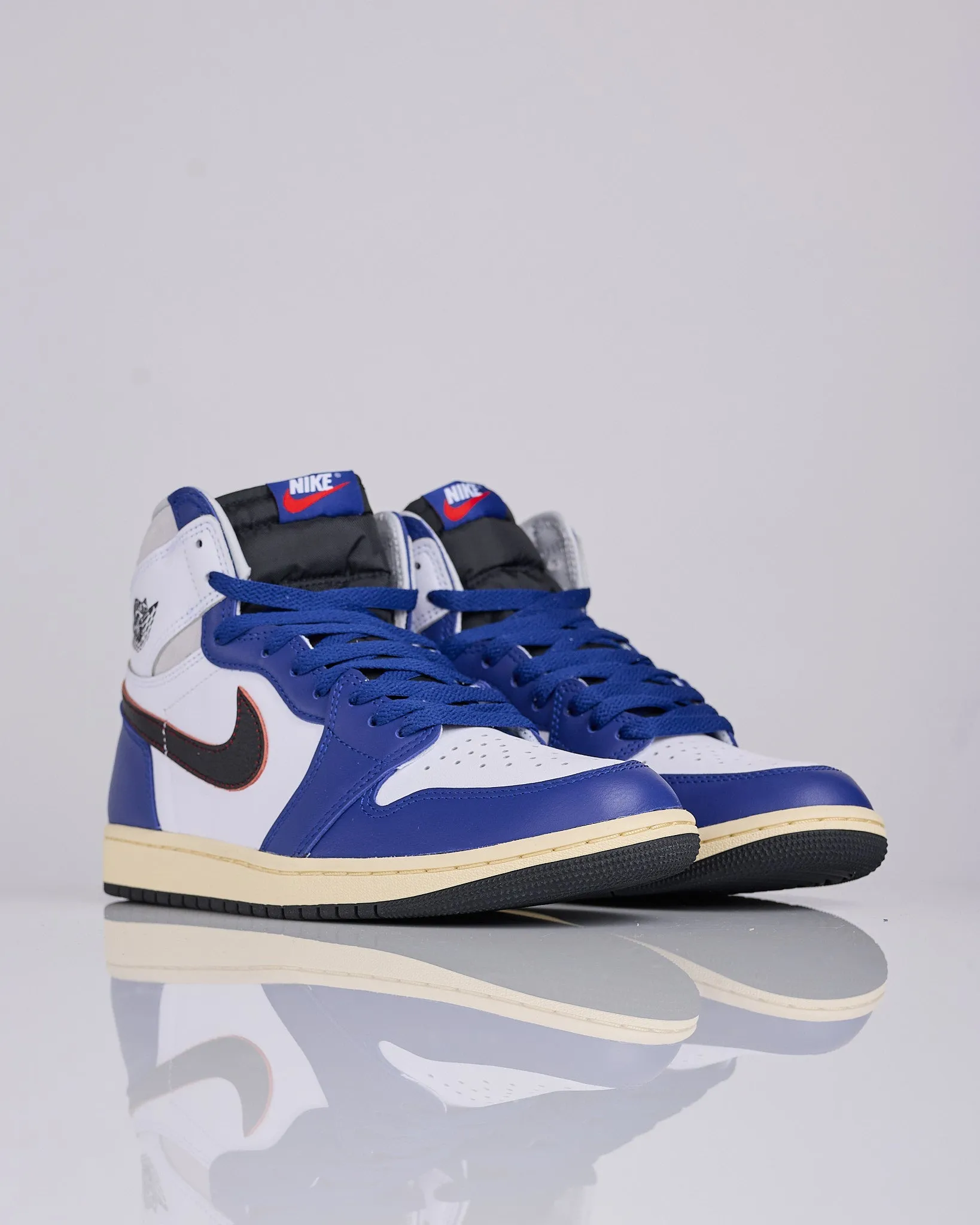Nike Air Jordan 1 High OG Rare Air White Black-Neutral Grey-Deep Royal Blue DZ5485 100