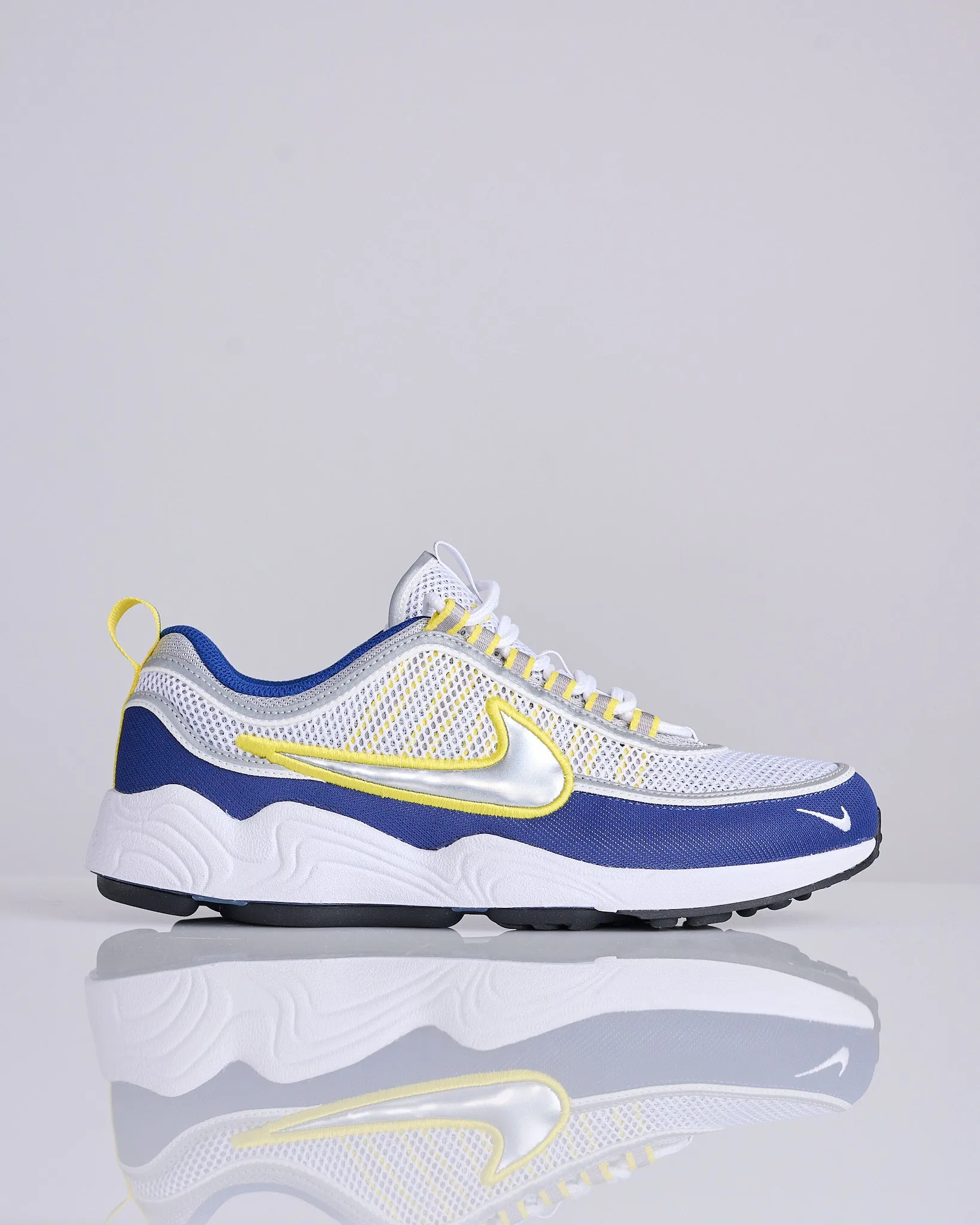 Nike Air Zoom Spiridon SP White Metallic Silver-Deep Royal Blue HF9117 101