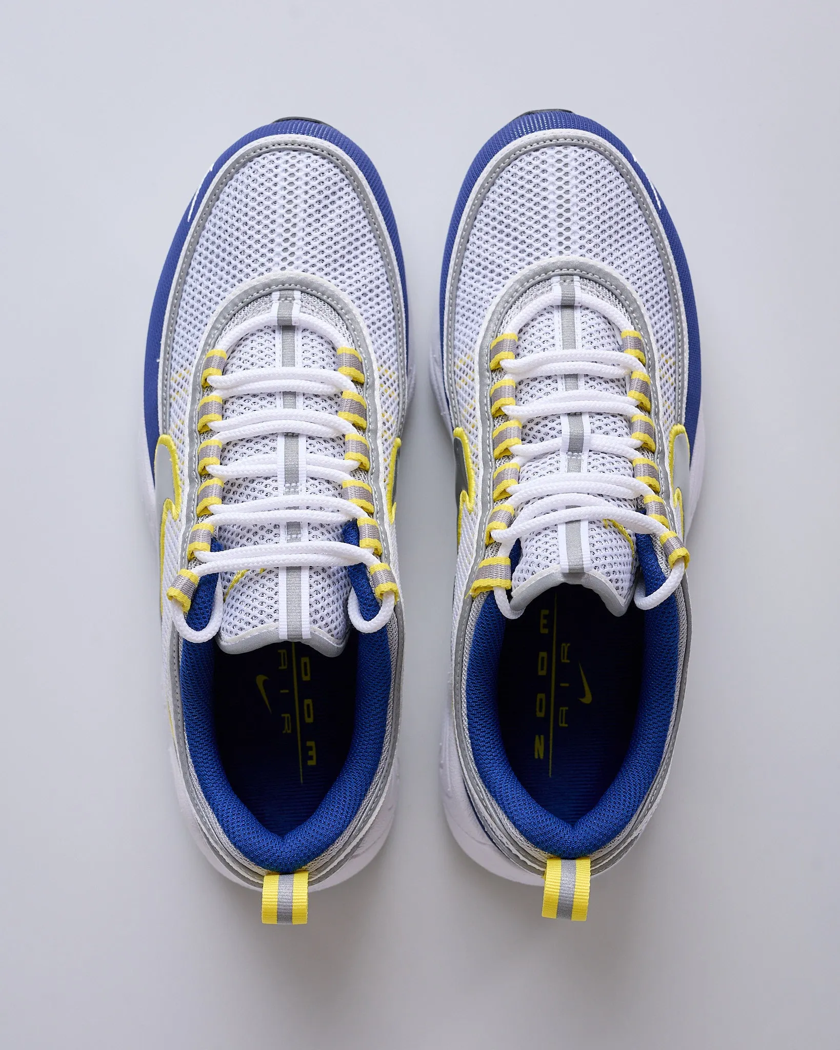 Nike Air Zoom Spiridon SP White Metallic Silver-Deep Royal Blue HF9117 101