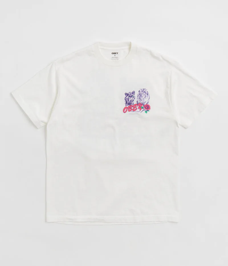 Obey Unite & Fight T-Shirt - Pigment Vintage White
