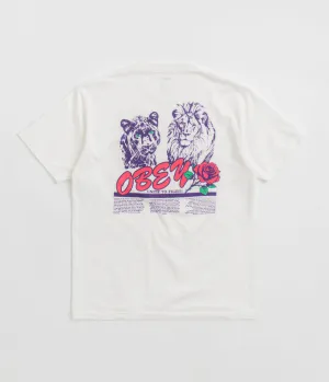Obey Unite & Fight T-Shirt - Pigment Vintage White