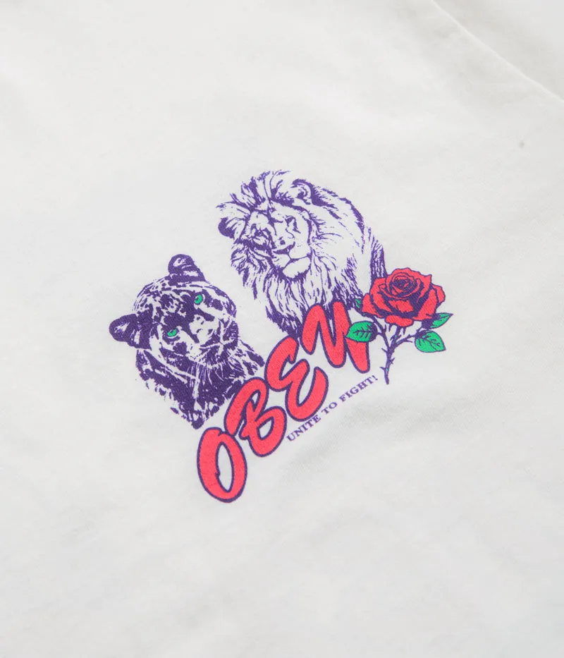 Obey Unite & Fight T-Shirt - Pigment Vintage White