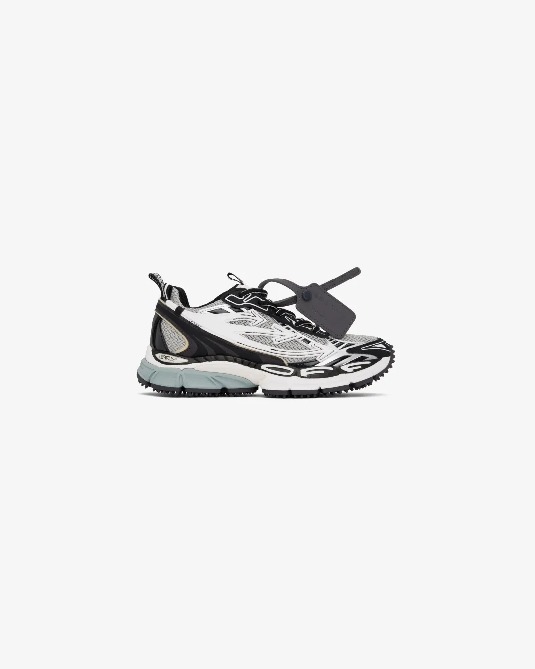 Off-White Virgil Abloh Sneaker 'Be Right Back - Silver/Black' Sneakers