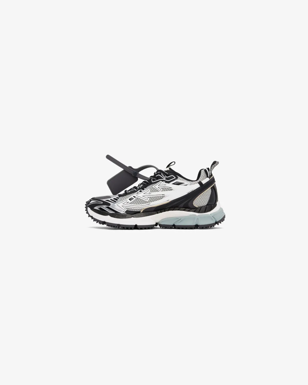 Off-White Virgil Abloh Sneaker 'Be Right Back - Silver/Black' Sneakers